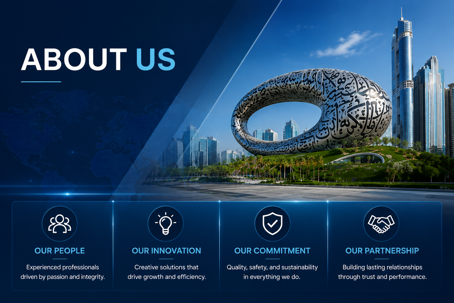 About us section