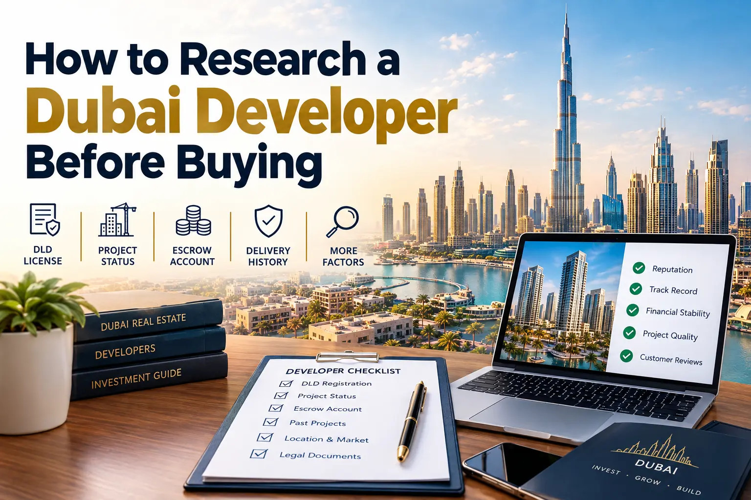 Dubai Developer Before Buying